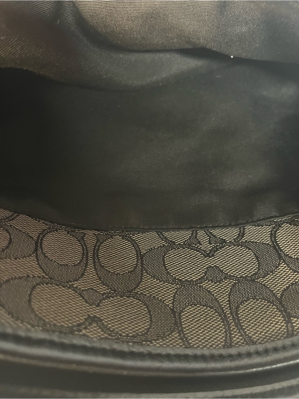 Coach Signature File Crossbody Bag F32203 Charcoal Black Jacquard Leather Trim - Picture 11 of 16